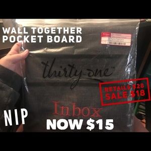 Thirty-One Wall Together Board with “Inbox” in red